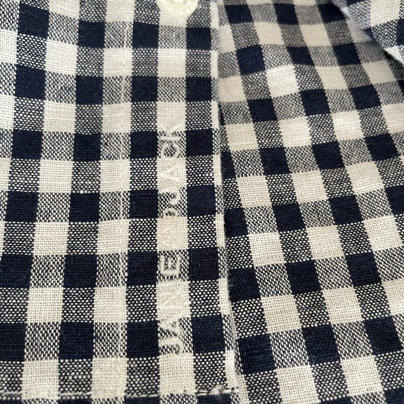 JANIE & JACK Blue & White Check Long Sleeve Shirt & Vest - Picture 8 of 8